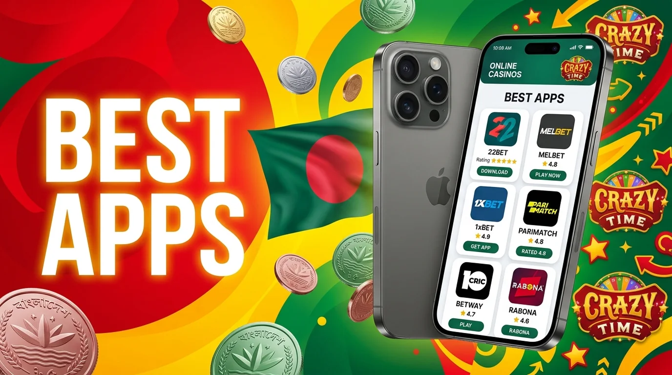 Popular casino apps supporting CrazyTime gameplay on mobile