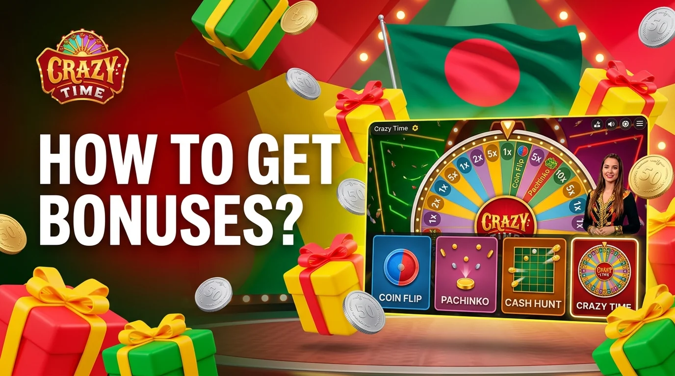 Crazy Time bonus guide explaining how players can unlock welcome offers and promo deals